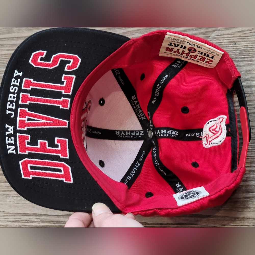 Embroidered Devils Offical License Two Tone Snap Back